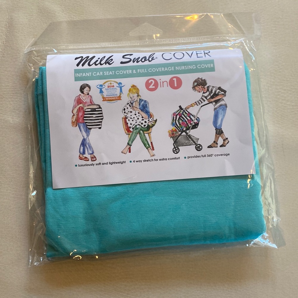 Brand New Milk Snob Car Seat and Nursing Cover